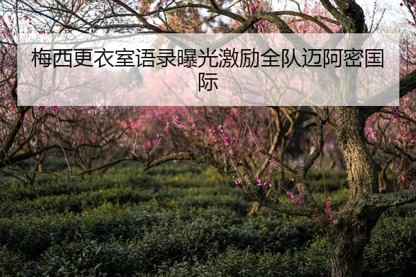 梅西更衣室语录曝光激励全队迈阿密国际